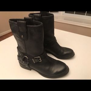 Gianni Bini Black Leather Boots